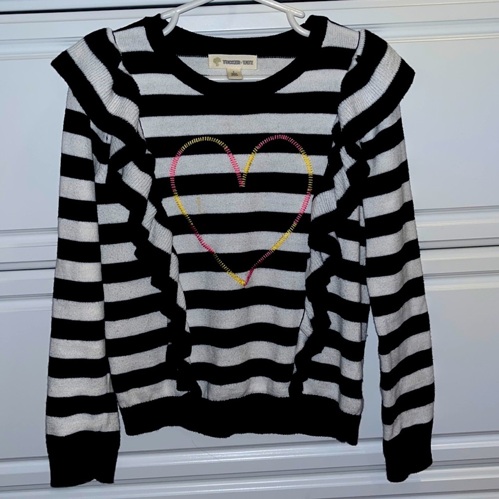 Tucker + Tate Little Girls Long Sleeve Flutter Front Shirt Size 5